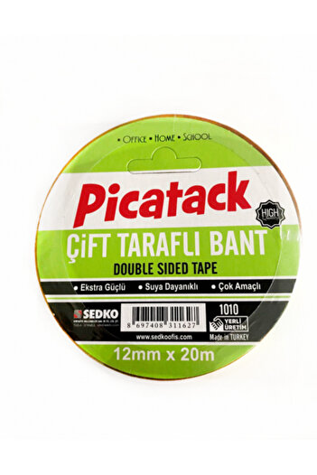 Force Picador Double Sided Paper Tape - 12mm x 20