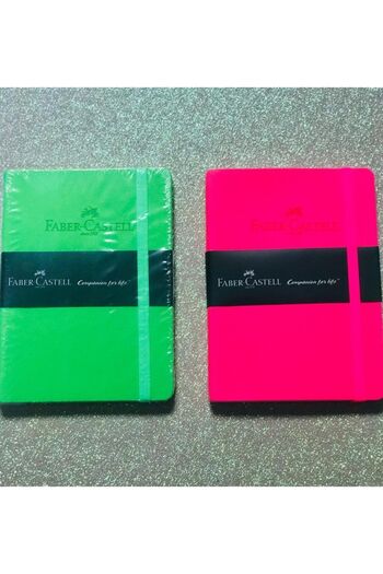 Faber Castell A6 Memo Pad Leather Unlined