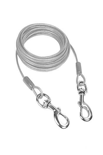 LİDERSAN ÇELİK Mm 4 Meters Dog Garden Tethering Rope Transparent Color