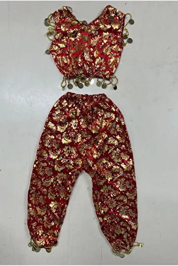 DilekKostüm Mezdeke Children's Costume Dance Outfit Oriental Dress Henna Girl Indian Children's Outfits