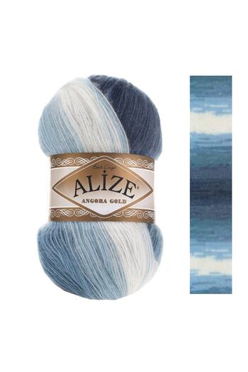 Alize Angora Gold Batik - Πλεκτό και νήμα χειρός, Μαλλί Κωδικός χρώματος: 1899