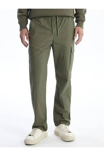 LC Waikiki Ανδρικό παντελόνι LCW Casual Khaki Standard Fit Poplin