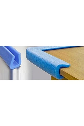 YGTAMBALAJ U40 Albastru 100 cm 4 buc Mobilier Protector pentru margine colț Burete Colț de protecție pentru copii Burete