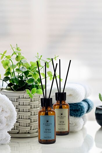 Siner Torque Reed Diffuser 6’lı Minimal Seri Bambu Çubuklu Oda Kokusu (Bambu Koku Set I)