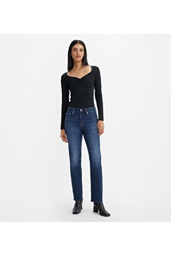 Levi's Model číslo 740 - Vysoký límec A Rovný střih - Deep Indigo