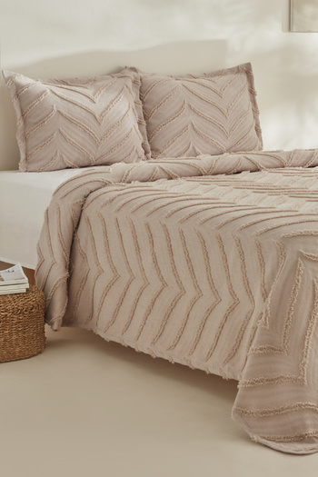 Karaca Home Arlina Geo Stone Double Bedspread