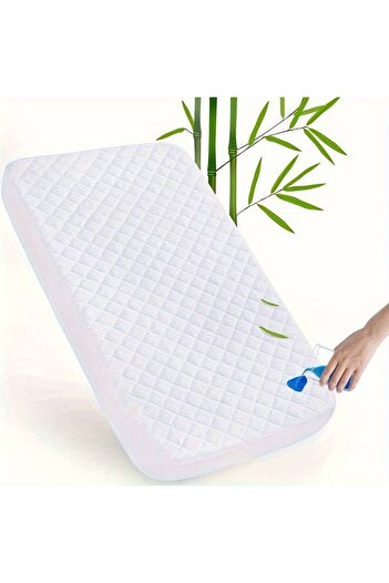 Faiend 100% Liquid Waterproof White Baby Kids Mattresses - Micro Fitted Full Sided Mattress Protector Mattresses