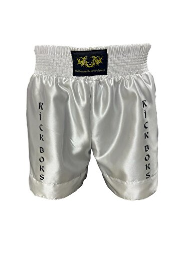 REMEGE Kickboks Şortu Silikon Dişlik ve 3,5 Metre Bandaj Kick Boks Üçlü Set