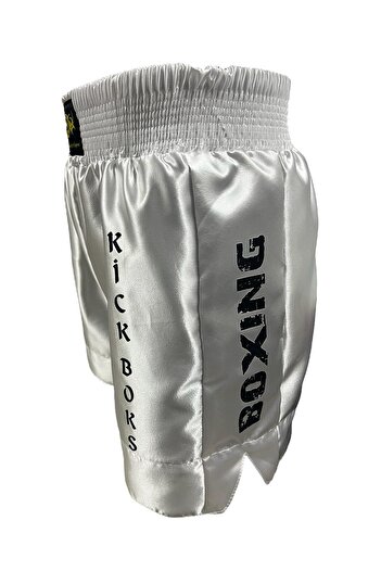 REMEGE Kickboks Şortu Silikon Dişlik ve 3,5 Metre Bandaj Kick Boks Üçlü Set