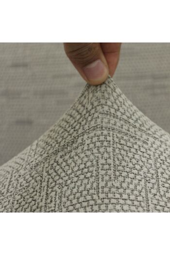 Faiend Star Patterned Jacquard Flexible Sofa - 3/3/1 Sofa Cover Set