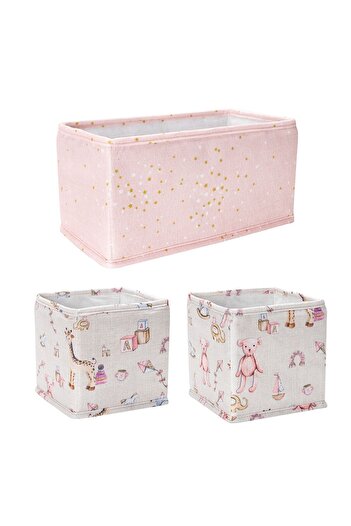 Faiend Baby Multi-Purpose Baby Girl Products Organizer Baby Care Drawer Organizer (3 Pieces) Set