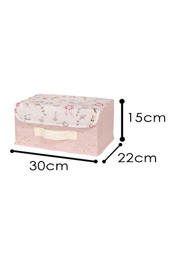 Faiend Baby Çok Amaçlı Püsküllü Kapaklı Kutu Bebek Odası Düzenleyici Organize Kutu Mini