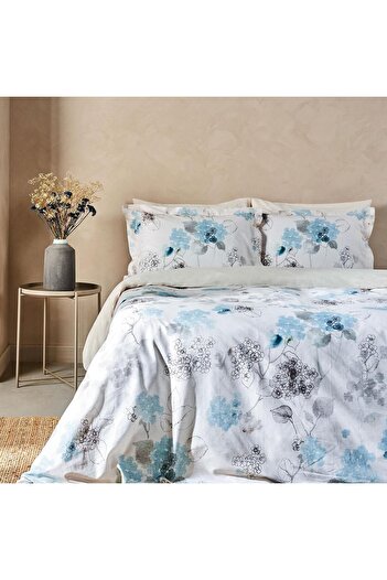 Marie Claire Delfina Patterned Double Cotton Bedding Set