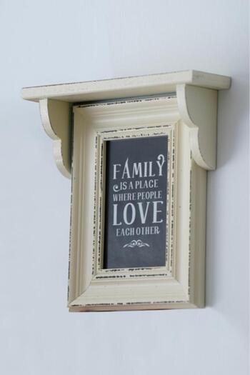 ACAR Cream Colored Wooden Photo Document Document and Frame - Acr-358