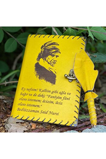 zarif atölye Said Nursi Detailed Bediüzzaman Gift Notebook