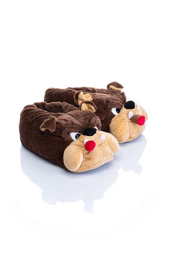 Twigy Ανδρικές παντόφλες ζώων Tw Rr0506m Bulldog Brown