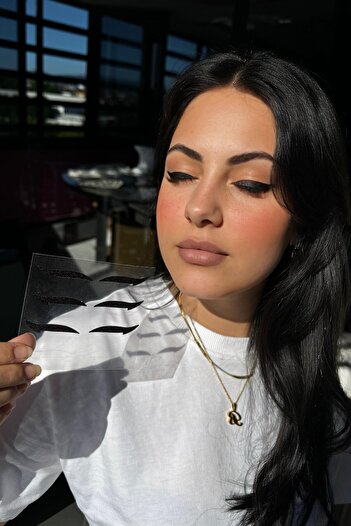 TAKIŞTIR Kendinden Yapışkanlı Sticker Glitter Eyeliner 4 Çift
