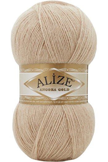 Alize Angora Gold Colored Ipsiladen Knit - 524-Γάλα βρώμης, 1 τεμάχιο