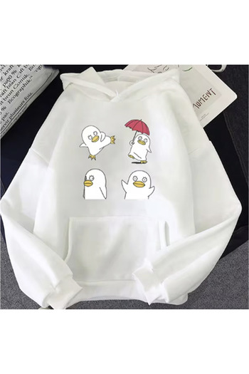LA GULER Gintama Elizabeth Printed Unisex Oversize Hoodie - 3 νήματα 100% βαμβάκι