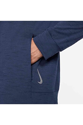 Nike Йога Dri-fit Повна довжина Чоловіча куртка на блискавці Cz2217-410