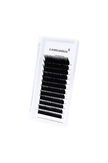 Lashlusion 0,07 L Kıvrım 14mm Çek Tak Auto Fan 2d 3d 4d 5d 6d Volume Demet Doğal Ipek Kirpik Eays Fan