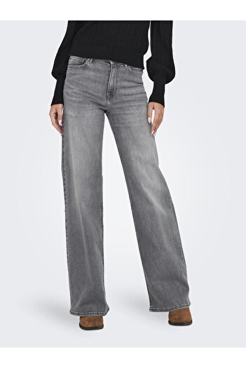 ONLY Jeans Mit Weitem Bein Onlmadison Hohe Taille Weiter Beinschnitt Jeans