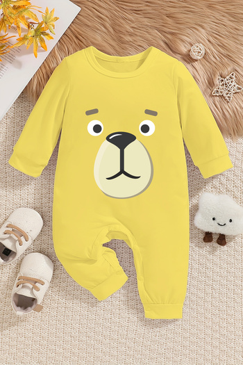 ADABEBEK Bear Printed Soft Baby Jumpsuit - Style 20219