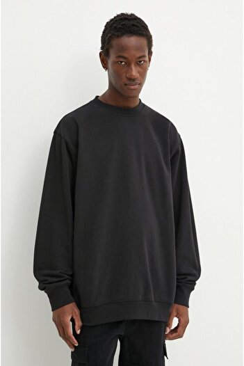 Vans Ανδρικό μαύρο φούτερ Vans - LOOSE CREW, ORIGINAL STANDARDS, VN000GE9BLK1