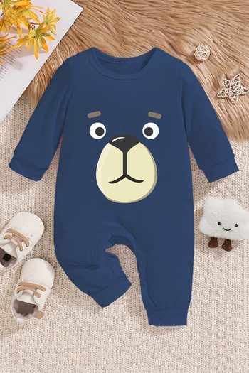ADABEBEK Bear Printed Soft Baby Jumpsuit - Style 20219