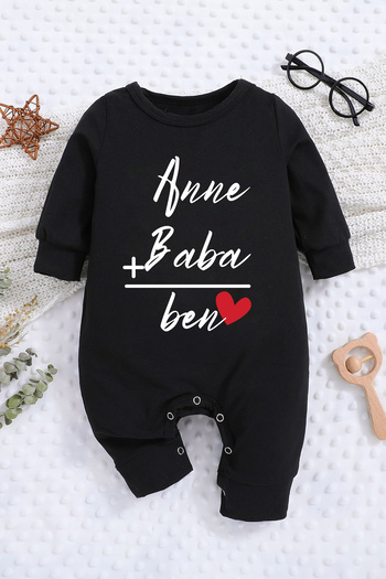 ADABEBEK I Printed Mother and Baby Jumpsuit - 22013