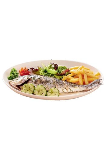 Luminarc Diwali Friends Time White 6-Piece Oval Boat 33 Cm. Food & Service & BBQ Plate.