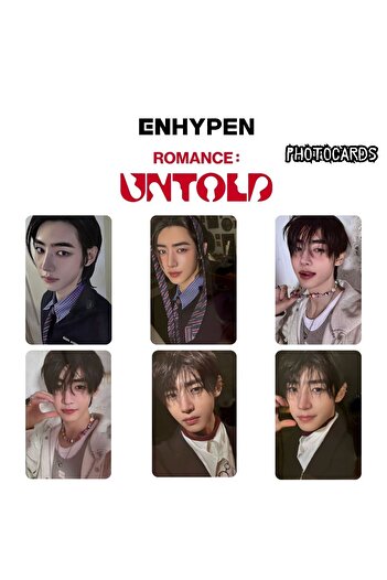 Kpop Dünyasi ENHYPEN Sunghoon - ''ROMANCE: Untold'' Photocard Set