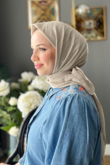 Aker Φουλάρι Sand Beige Bamboo Cashew - 6060800-931