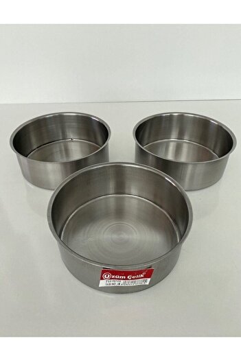 zanoite - - Sefer Tası 3 Lü 5.no (en Büyük Boy) - Yemek Saklama Kabı -5 Kişilik Sefertası (21x7 Cm)