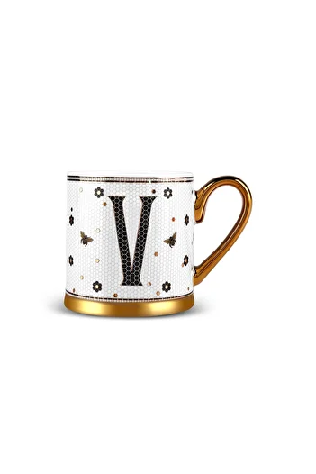 Karaca 330 ml V Letter Mug
