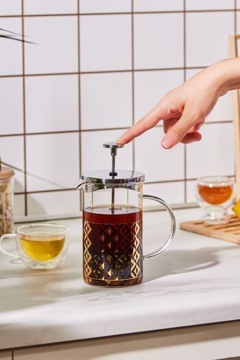 Karaca 600 ml French Press Borosilicate Glass - Game