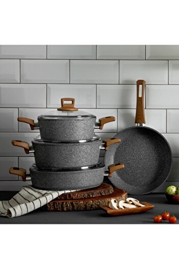 Karaca Silver Stone Bio Granite 24 Cm Pot