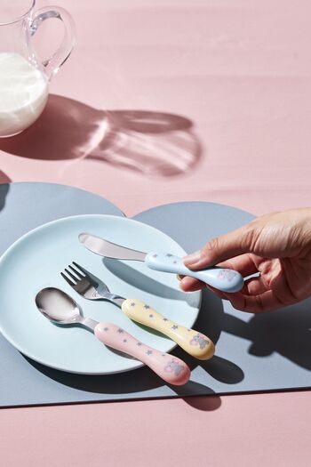 Karaca Safari 3 Piece Kids Fork Spoon Knife Set