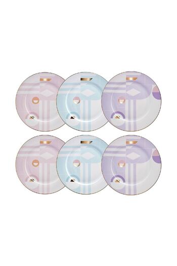 Karaca Mandarin Cake Set for 6 People 19 Cm