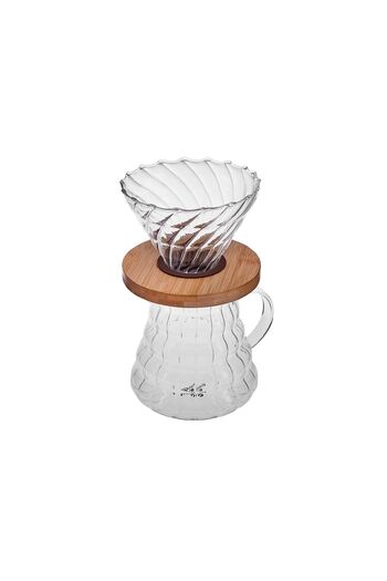 Karaca Cliff 600 ml Borosilicate Glass Dripper - Coffee Brewing Filter