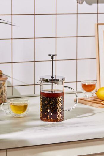 Karaca 600 ml French Press Borosilicate Glass - Game