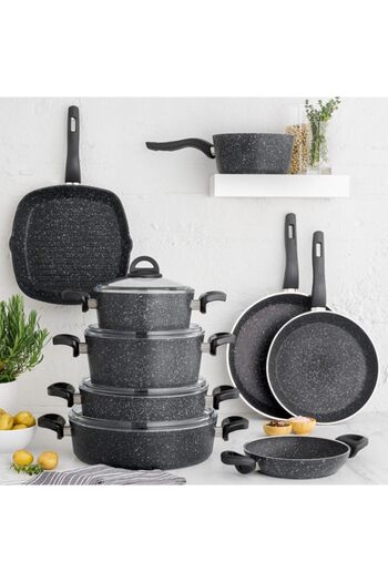 Karaca Dark Stone Bio Granite 24 Cm Pot