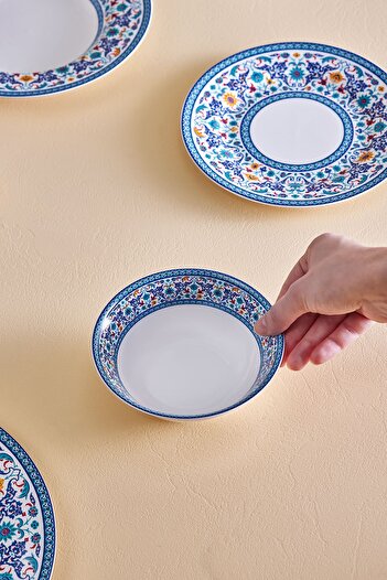 Karaca Forever Bone Beylerbeyi 24 Parça 6 Kişilik Yemek Takımı