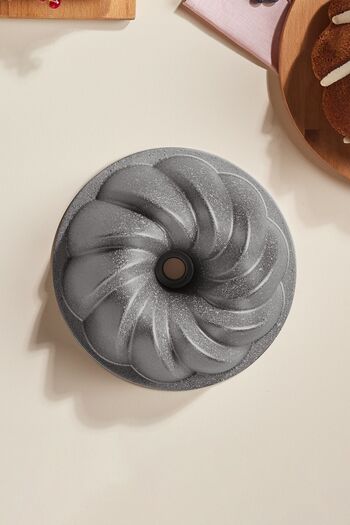 Karaca Polo Casting Cake Mold 25 Cm Anthracite