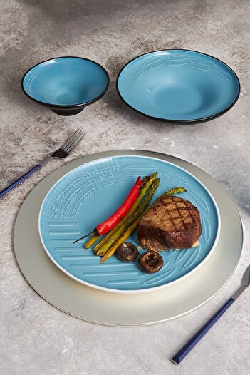 Karaca Earth Collection Fit 3 Piece Dining Set for 1 Person