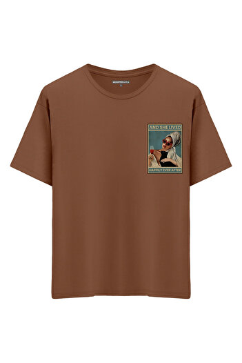 Mounte Bianca And She Lived Oversize T-Shirt