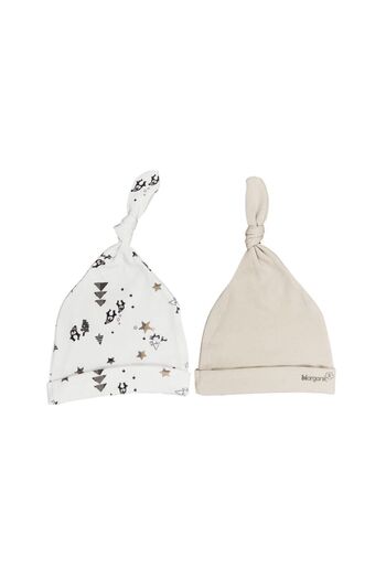 Biorganic Frozen Penguins 2-Piece Baby Hat 72130