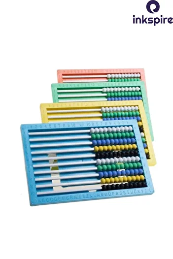 inkspire Luxury Rail Mishap Set - Abacus Number Stick and Counting Bean