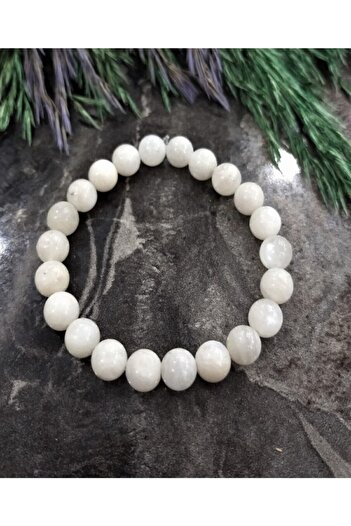 Atlantis 8 Mm Real Moon Stone Natural Stone Bracelet