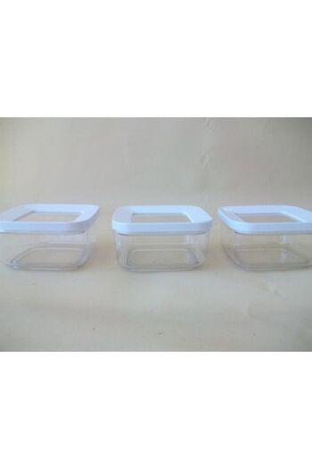 VİP AHMET Vip Ahmet Square Storage Container 250 ml X3